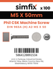 Simfix product label - 965A205050-T