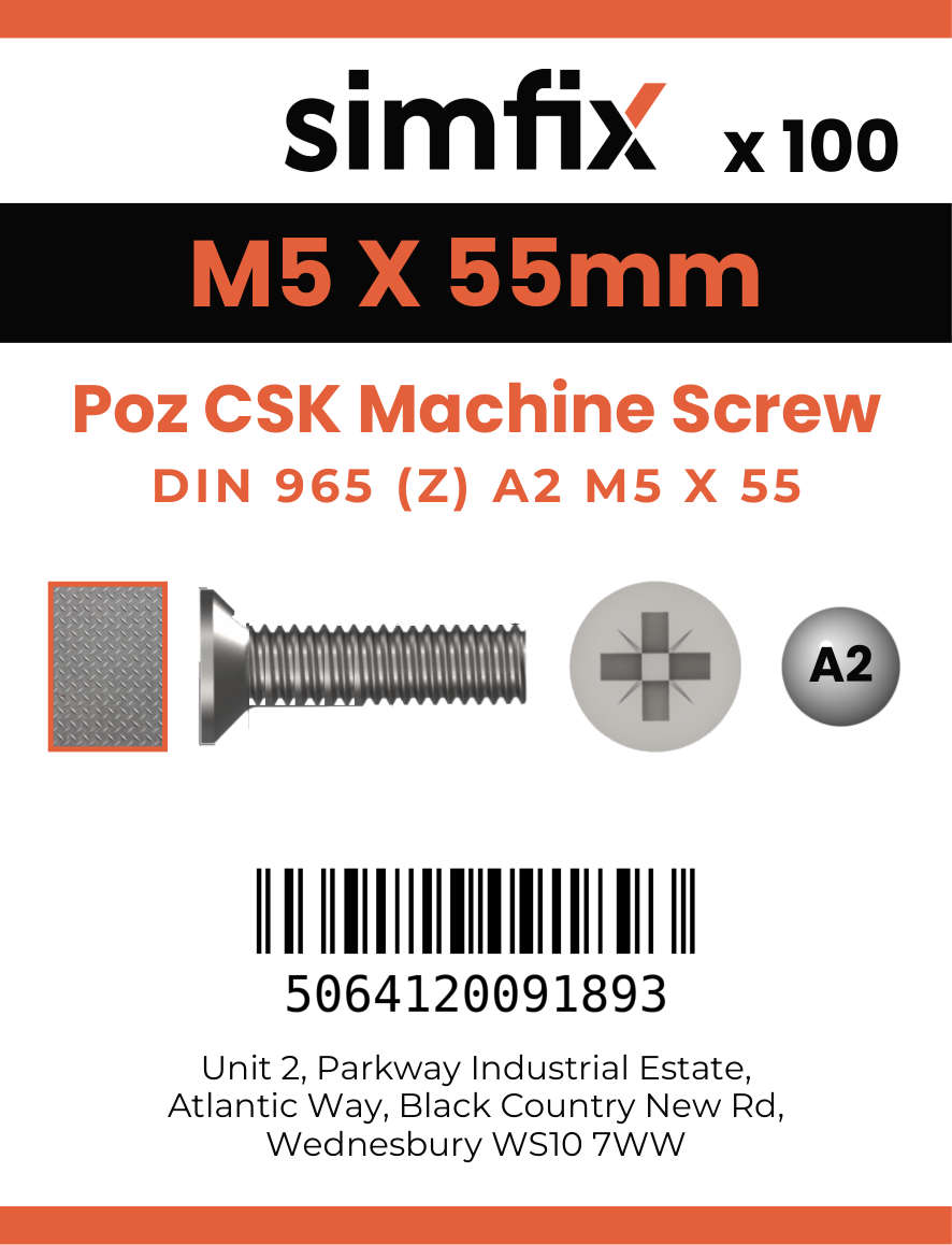 Simfix product label - 965A205055Z-T