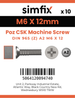 Simfix product label - 965A206012Z-D