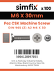 Simfix product label - 965A206030Z-T
