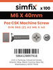 Simfix product label - 965A206040Z-T
