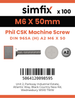 Simfix product label - 965A206050-T