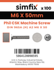 Simfix product label - 965A206050-T