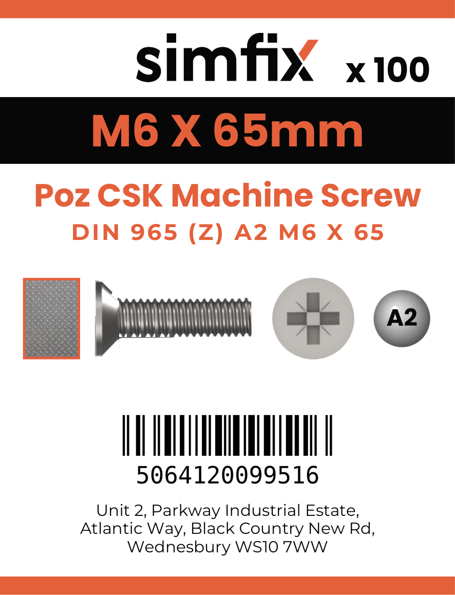 Simfix product label - 965A206065Z-T