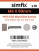 Simfix product label - 965A206090-D