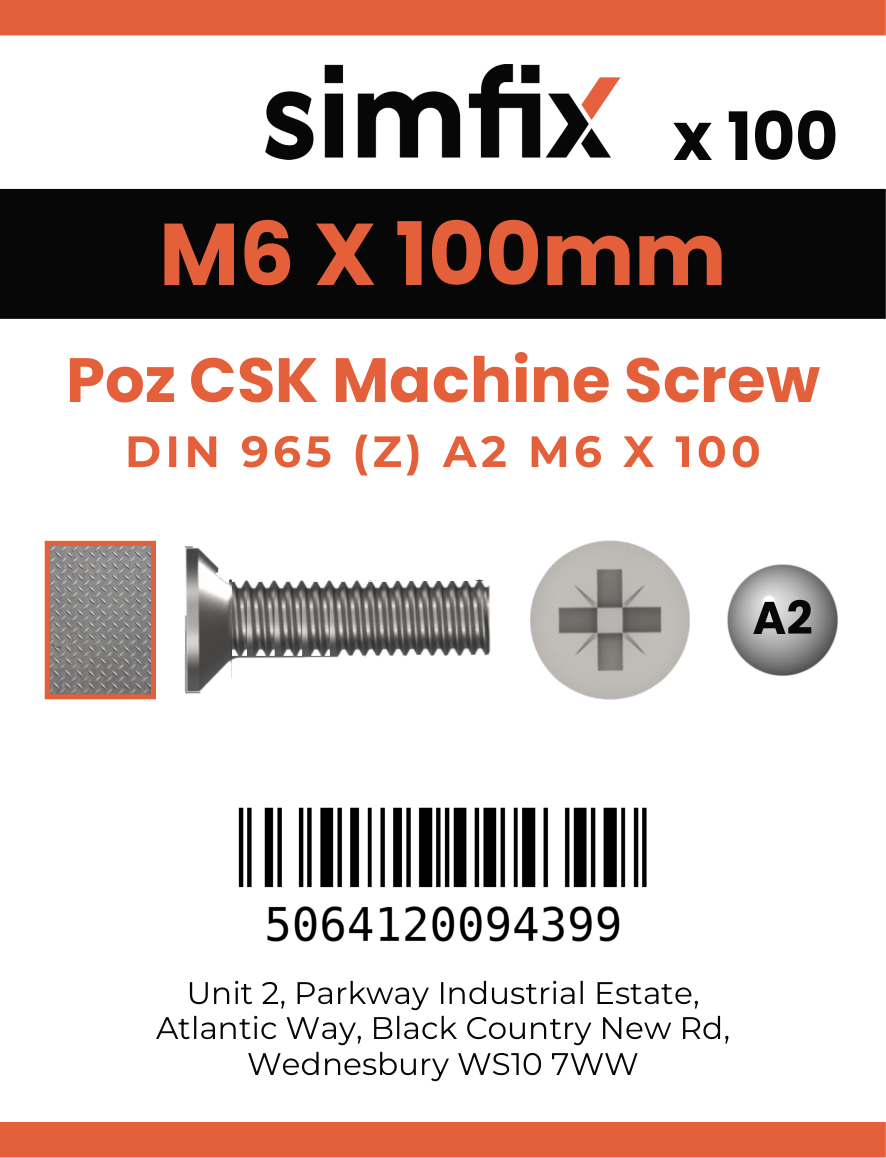 Simfix product label - 965A206100Z-T
