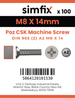 Simfix product label - 965A208014Z-T