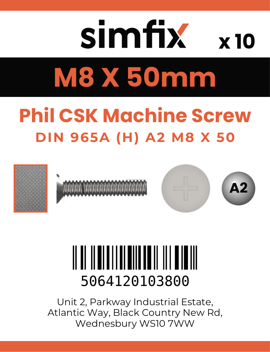 Simfix product label - 965A208050-D