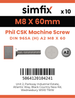 Simfix product label - 965A208060-D