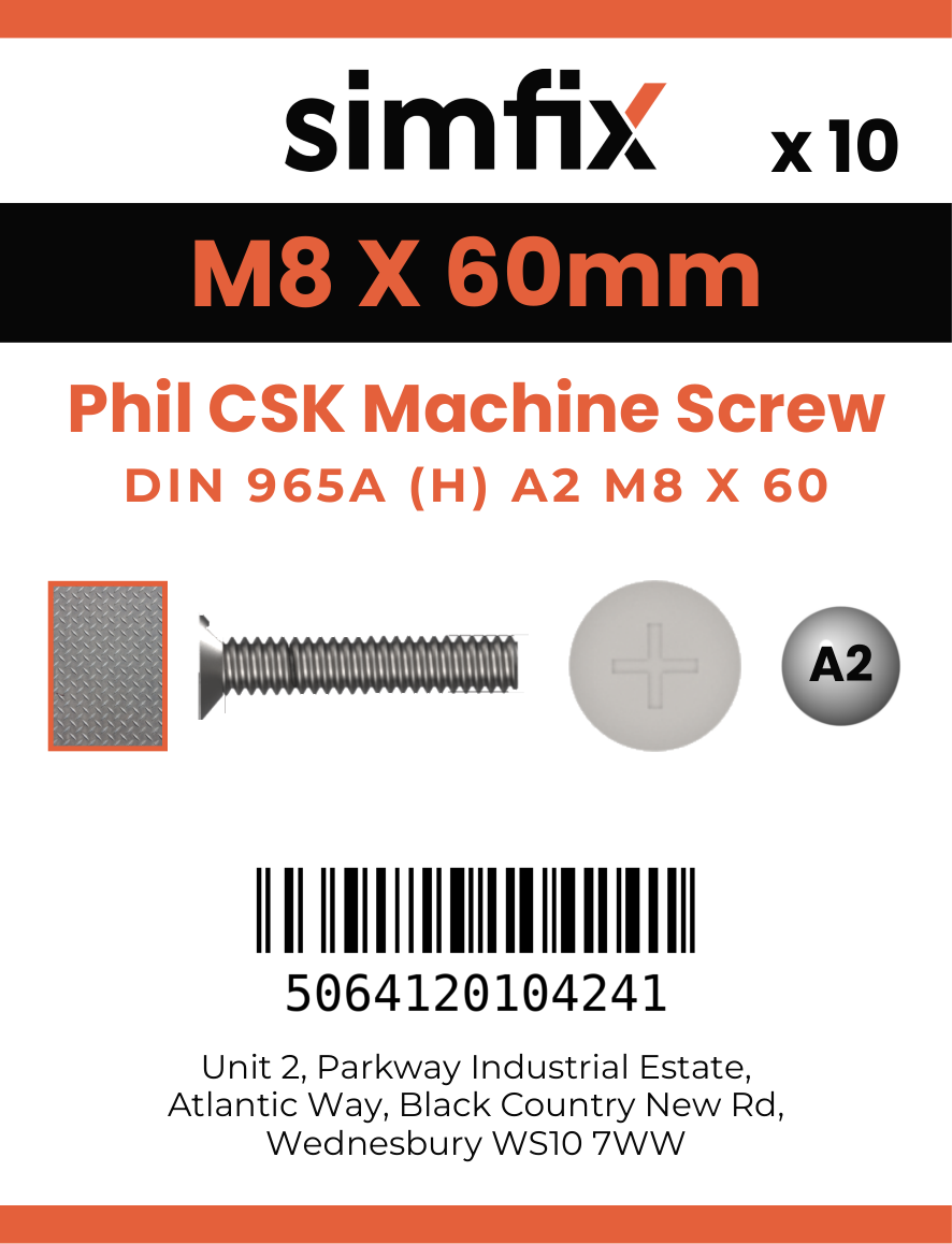 Simfix product label - 965A208060-D