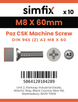 Simfix product label - 965A208060Z-D