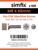 Simfix product label - 965A208060Z-T