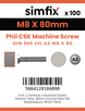 Simfix product label - 965A208080-T