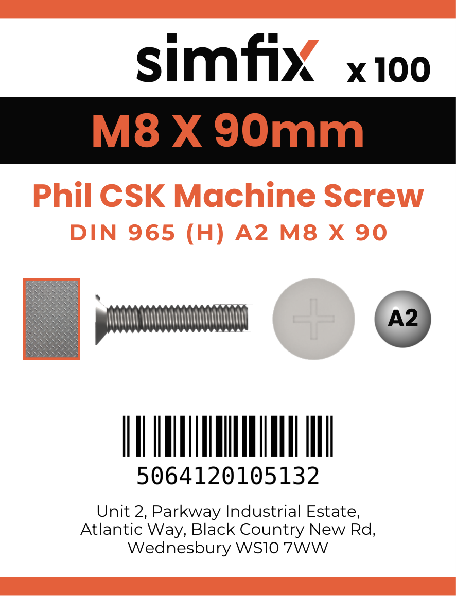 Simfix product label - 965A208090-T