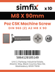 Simfix product label - 965A208090Z-D