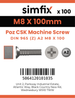 Simfix product label - 965A208100Z-T