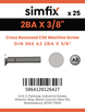 Simfix product label - 965A22BA010Z-D