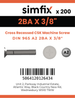 Simfix product label - 965A22BA010Z-T