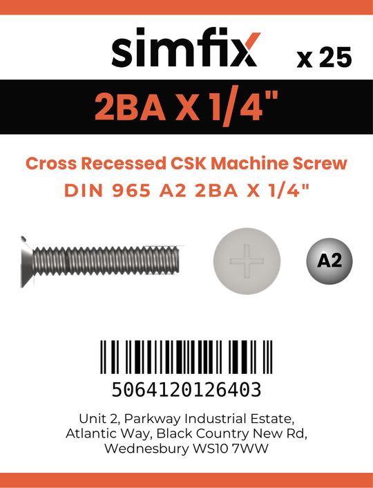 Simfix product label - 965A22BA063Z-D