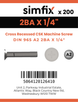 Simfix product label - 965A22BA063Z-T