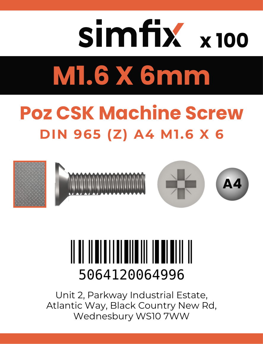 Simfix product label - 965A4016006Z-T