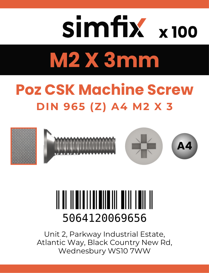 Simfix product label - 965A402003Z-T