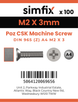 Simfix product label - 965A402003Z-T