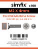 Simfix product label - 965A402004Z-T