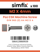 Simfix product label - 965A402004Z-T