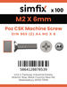 Simfix product label - 965A402006Z-T