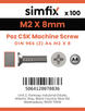 Simfix product label - 965A402008Z-T