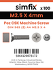 Simfix product label - 965A4025004Z-T