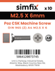 Simfix product label - 965A4025006Z-D