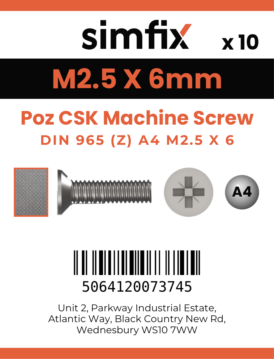 Simfix product label - 965A4025006Z-D