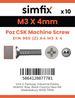 Simfix product label - 965A403004Z-D