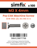 Simfix product label - 965A403004Z-T