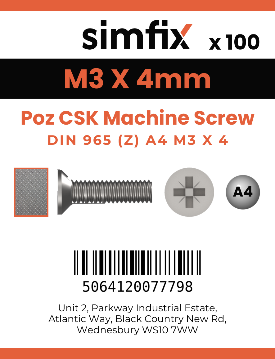 Simfix product label - 965A403004Z-T