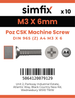 Simfix product label - 965A403006Z-D