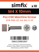 Simfix product label - 965A404010Z-D