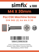 Simfix product label - 965A404030Z-T
