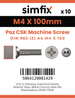 Simfix product label - 965A404100Z-D