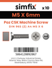 Simfix product label - 965A405006Z-D