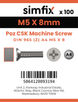 Simfix product label - 965A405008Z-T