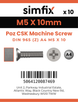 Simfix product label - 965A405010Z-D