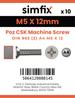 Simfix product label - 965A405012Z-D