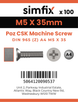 Simfix product label - 965A405035Z-T
