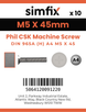Simfix product label - 965A405045-D