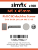 Simfix product label - 965A405045-T