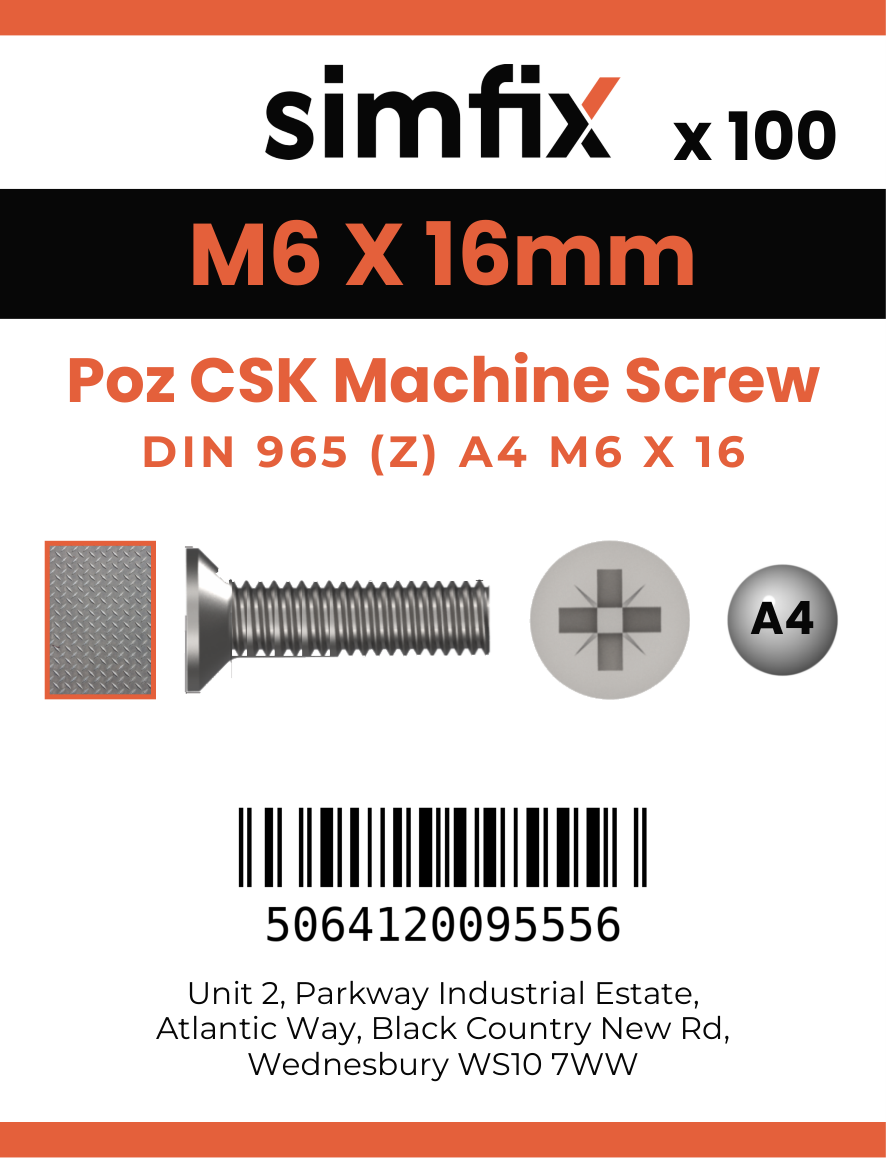 Simfix product label - 965A406016Z-T