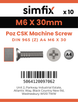 Simfix product label - 965A406030Z-D